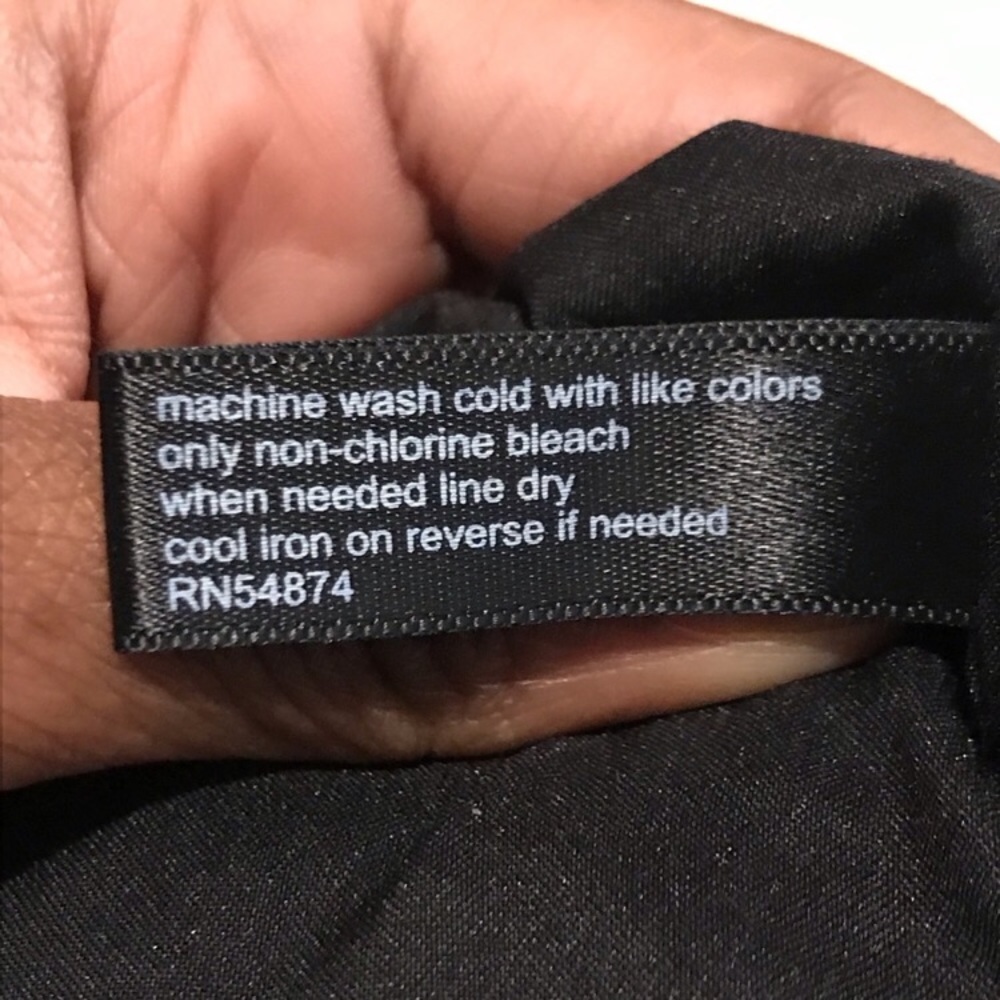 🍄3/$20 Sz10 The Limited Red Gold Paisley Faux Leather Skirt - Picture 7 of 7